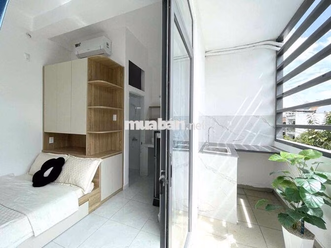 Studio bancol mới 100% - Gần Học Viện Hàng Không