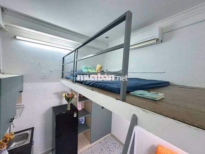 CHO THUÊ CĂN HỘ GÁC NGAY ĐẠI HỌC VĂN LANG, UEH, MỞ, PHỐ ĐI BỘ, BITEXCO