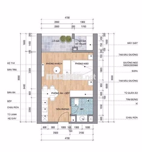 Tổng giá trị 2,1 tỷ- Sở hữu căn hộ trung tâm đủ tiện nghi!