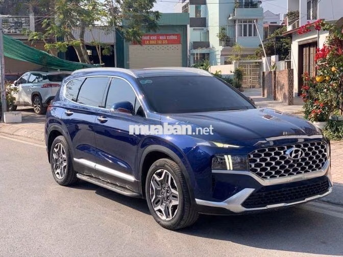 Hyundai SantaFe Cao cấp 2.5L HTRAC 2022 Xanh