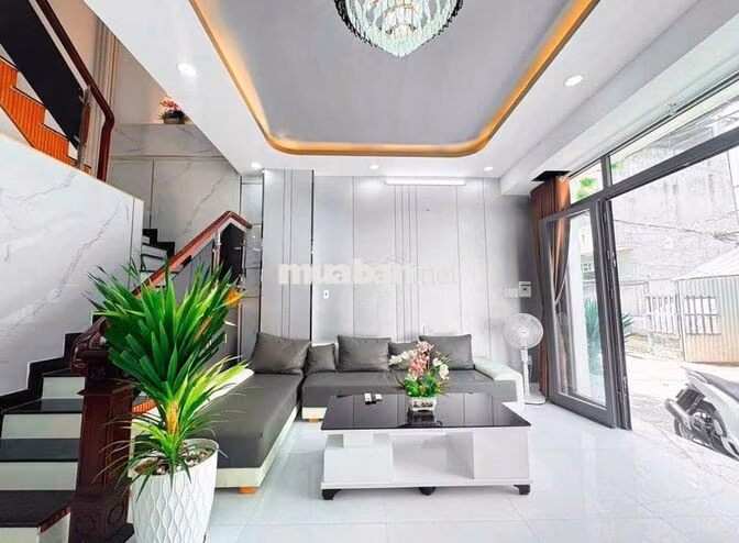 NHÀ GÓC 2 MẶT TIỀN HUỲNH TẤN PHÁT 55M 4 TẦNG HẺM XE HƠI GIÁ: 6.76 TỶ