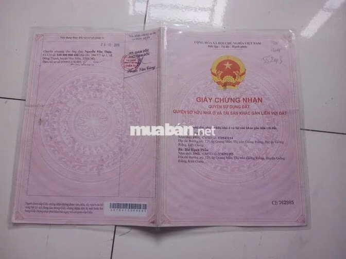 Nhà sổ riêng gần ủy ban thạnh Xuân Q12 nhà 2pn 48m2