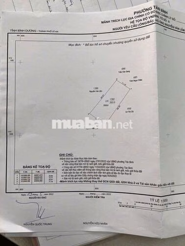 bán đất vườn f Tân Đông hiệp T/p HCM 
