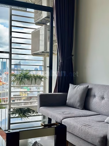 3km đến trung tâm, 1PN riêng tư, ban công, view bitexco, 57m2, an ninh