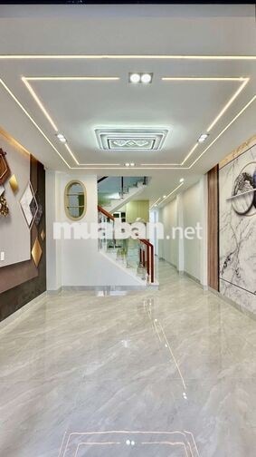CHỈ 4,95 TỶ  MẶT TIỀN TÂN HIỆP 31 _HÓC MÔN .110M² _2 TẦNG SHR 