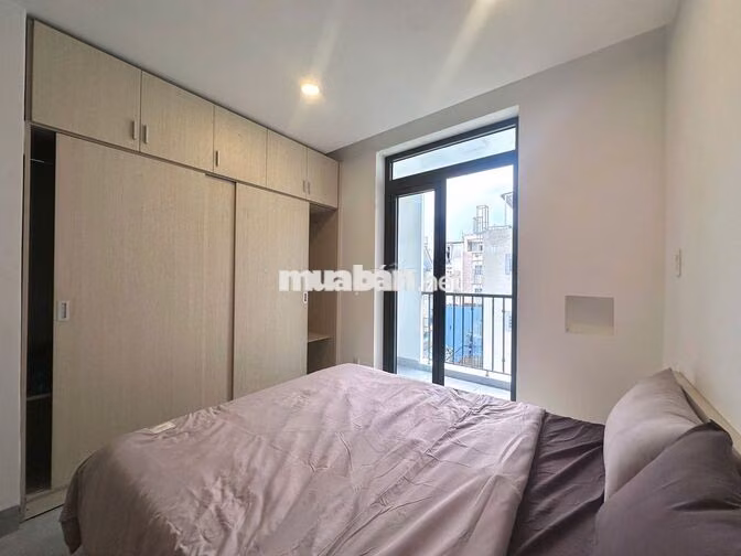 Tòa nhà mới xây Studio ban công 35m² Full NT - Thang Máy, Bình Thạnh