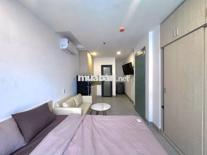 Tòa nhà mới xây Studio ban công 35m² Full NT - Thang Máy, Bình Thạnh