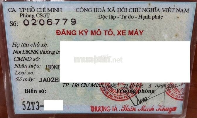 HCM - Bán xe Honda Future 2003 Xanh ngọc chính chủ