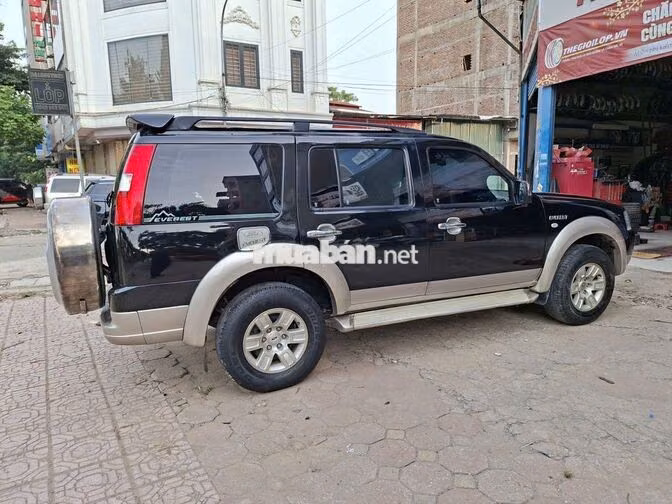 Ford Everest 2008 Số sàn 7 chỗ Đen