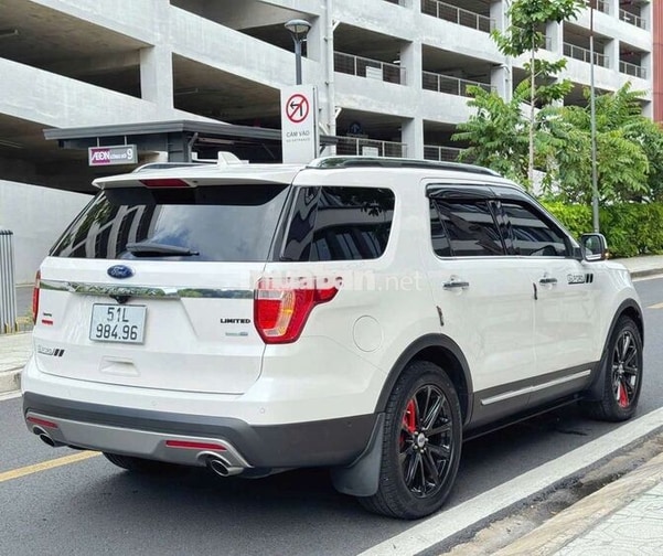 Ford Explorer Limited 2017 Trắng 134.000km Mỹ