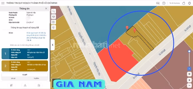 BÁN NHÀ MẶT TIỀN KINH DOANH : 20 LÊ LỢI - P. 4 - Q. GÒ VẤP - TPHCM