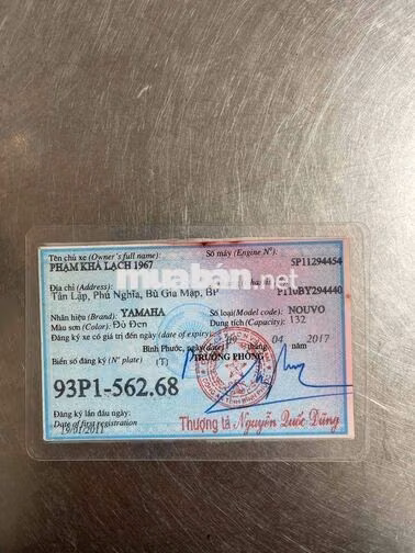 NOUVO 2011 BS 93 CÓ GL ĐỖI XE