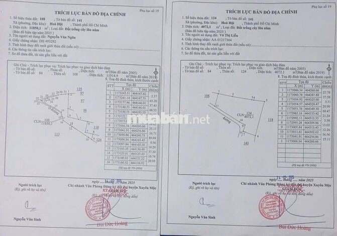 CHÍNH CHỦ CẦN BÁN 3 MẪU ĐẤT TẠI ỦY BAN XÃ HÒA HỘI – XUYÊN MỘC