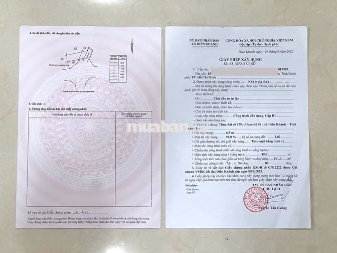 💥Chính chủ bán nhà trung tâm Diên Khánh .2 tầng.