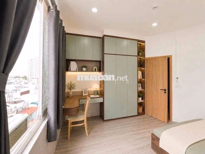 chung cư mini mới xây dạng 1Pn tách bếp bancol đi bộ đhsp khtn sgu