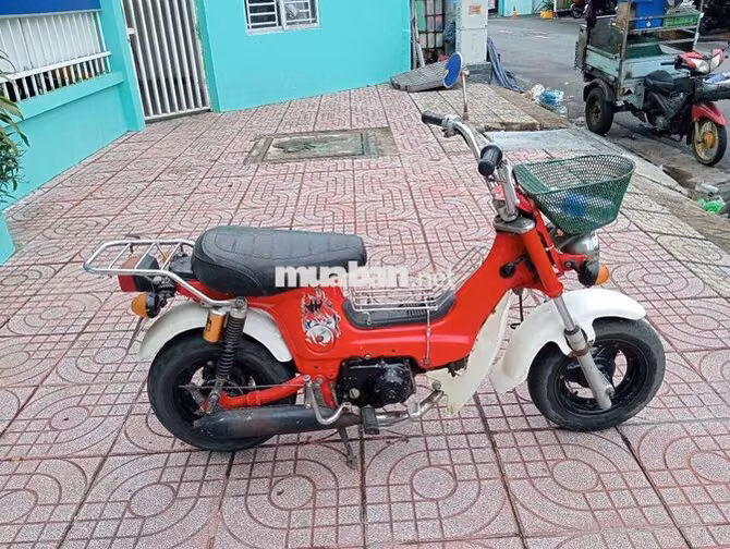 Honda Chaly 80 Đỏ Trắng Êm Đầy đủ