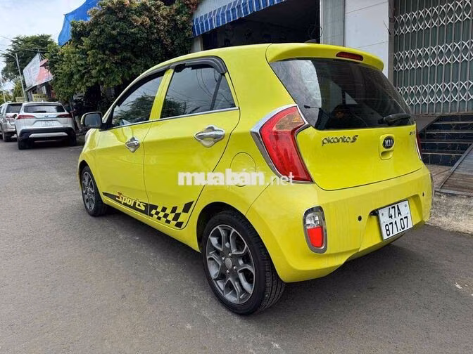 Kia Picanto S 2013 Số sàn Vàng chanh