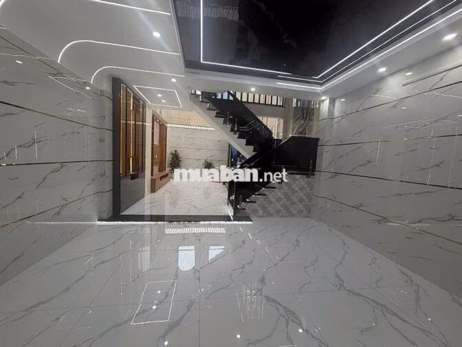 Ô TÔ -70m, 4 tầng, mặt tiền 5.3m,Nhà mới, nội thất đẹp,Bình Hưng Hòa B