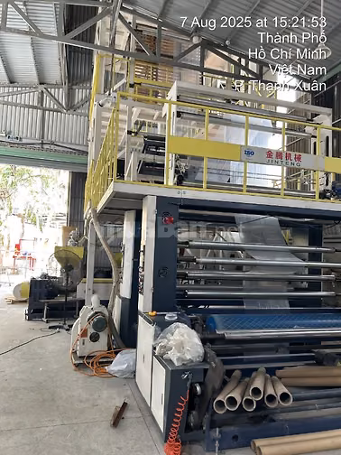 Thanh lý dàn máy thổi nhựa Khổ 3200MM