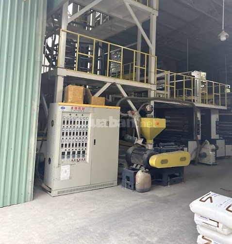 Thanh lý dàn máy thổi nhựa Khổ 3200MM
