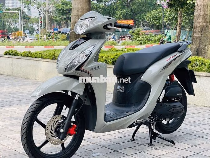 Honda Vision 110 2025 Xám xi măng