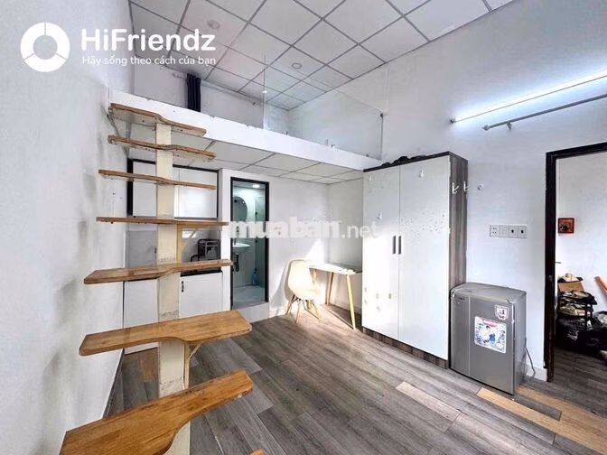 Phòng căn gác full nội thất cách đại học UEH 1km
