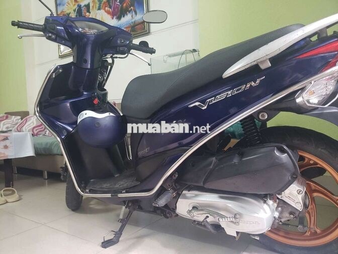 Honda Vision Phun xăng điện tử FI màu Xanh