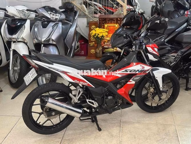Honda Sonic 2021 Đỏ Trắng Đen.BSTP.Xe đẹp máy zin