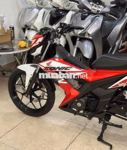Honda Sonic 2021 Đỏ Trắng Đen.BSTP.Xe đẹp máy zin
