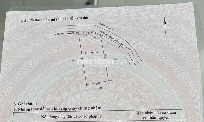 BÁN ĐẤT THỔ CƯ PHONG ĐIỀN CẦN THƠ – G..I..Á TỐT 1 TỶ 600 TRIỆU