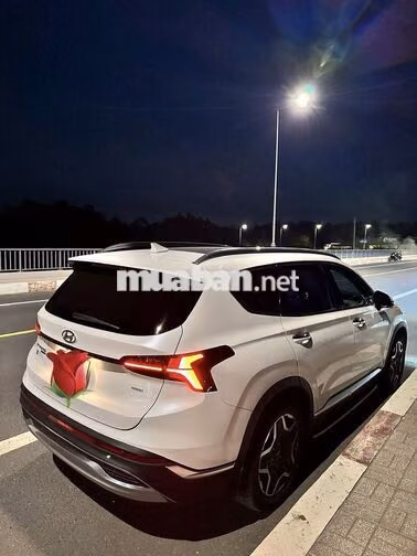 Hyundai Santafe 2024 Xăng 20.000km Trắng
