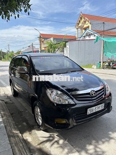 Toyota Innova 2009 Số sàn Đen