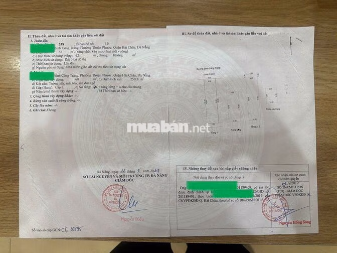 Nhà 3.5 tầng mặt tiền đường Đinh Công Tráng