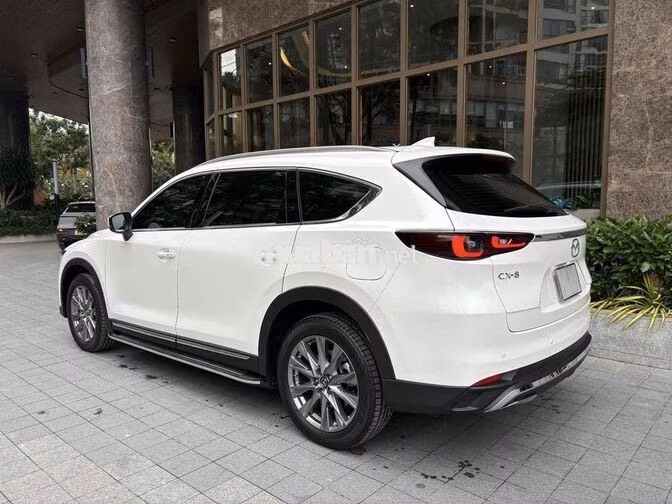 Mazda CX8 Luxury 2025 Trắng 4.000 Km