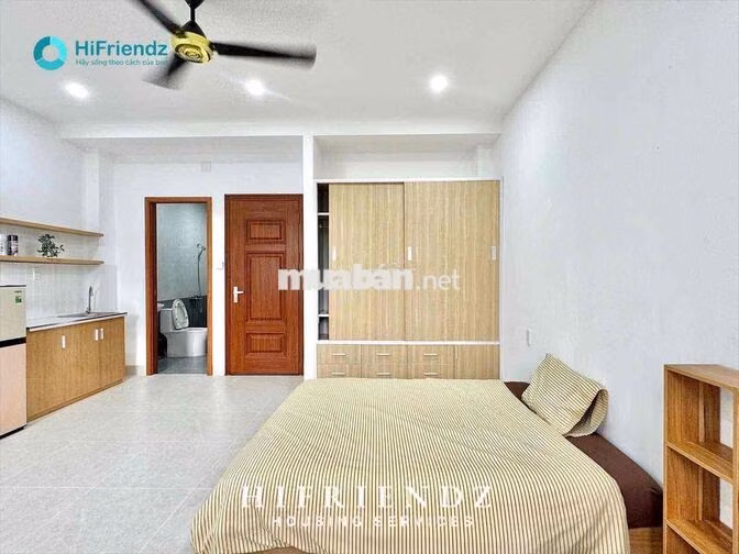 STUDIO MỚI KENG CỬA SỔ LỚN SIÊU THOÁNG SIÊU ĐẸP GẦN UEH CS N, VHU