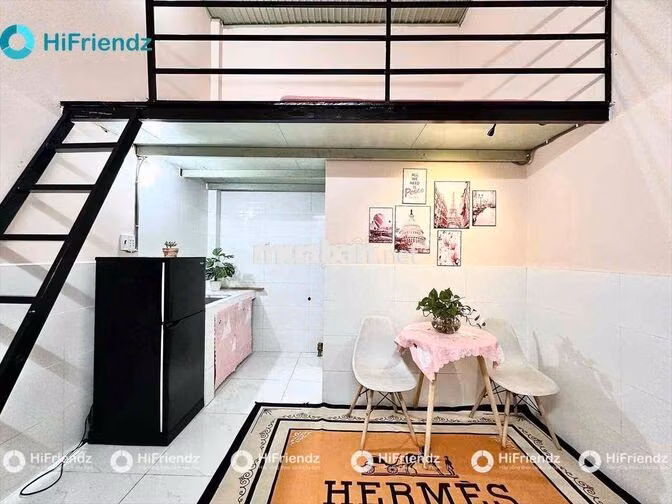 Duplex gác cao IUH VLU sẵn máy lạnh ngay Phan Văn Trị - Ở dc 4 ng 4 xe