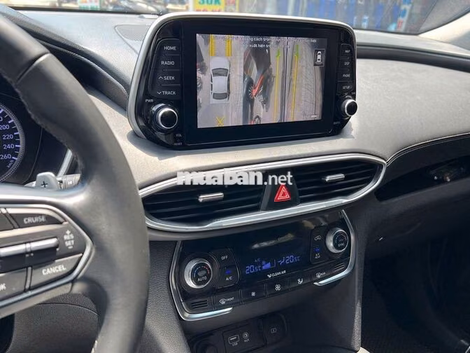 Hyundai Santafe 2020 máy dầu màu trắng