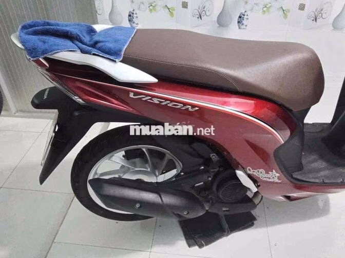 Honda Vision 2025 Cao Cấp màu Đỏ