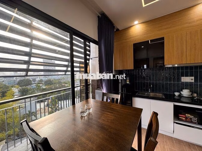 Căn hộ 1PN, mới xây, gần Vincom, ban công view hướng biển