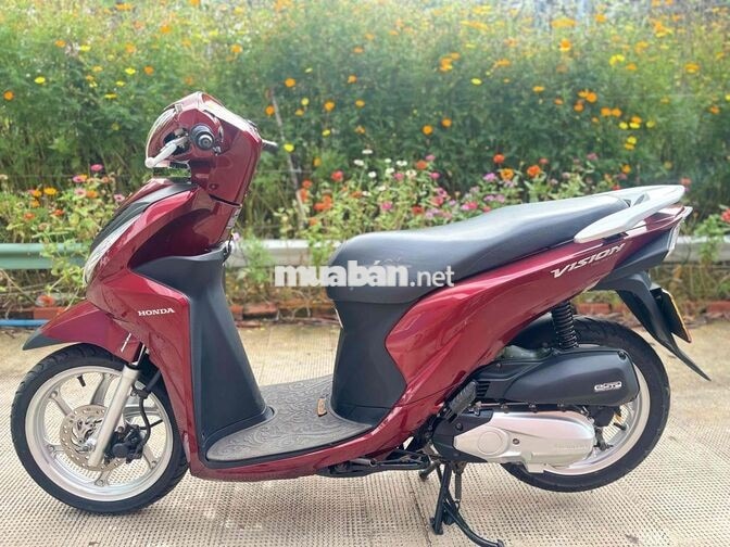 Honda Vision Cao Cấp màu Đỏ