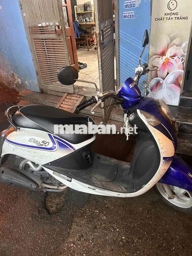 SYM Elite 50 2018 Trắng, Xanh 29000 km