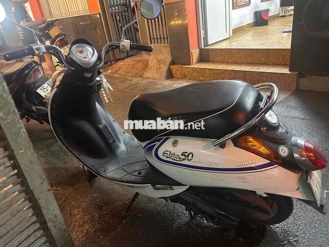 SYM Elite 50 2018 Trắng, Xanh 29000 km