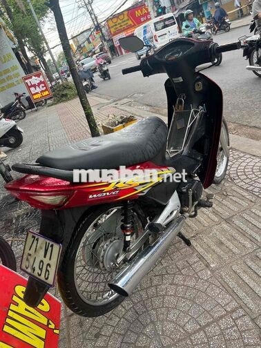 Honda Wave Đỏ LD biển 71 xe đẹp máy êm gtdd ạ