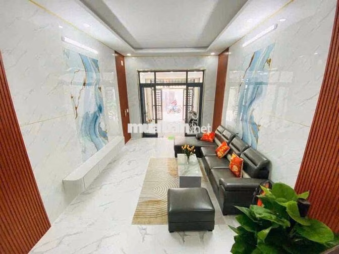 Hẻm 6m HUỲNH THIỆN LỘC, 3 Tấm, 4 x 20m, 3 Phòng Ngủ, 3 wc