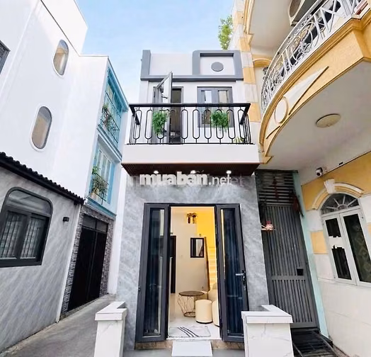 Bán Nhà Sát Chợ Gò Vấp - Lô Góc thoáng - full nội thất ở ngay .