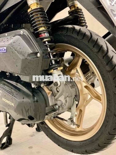 Air Blade 125 2022 4Val đen nhám mâm vàng đồng