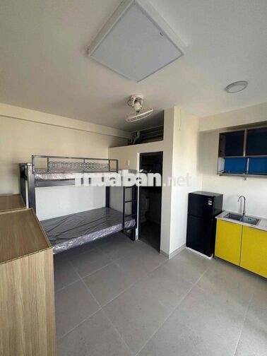 Studio giường tầng mới 100% đi bộ qua đh Văn Lang Gần hutech uef UTH