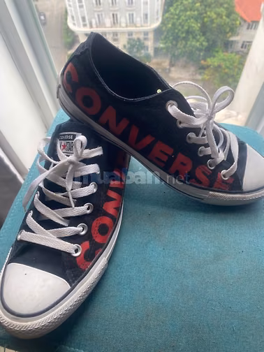 Giày thể thao Converse Vải Đen, đỏ, trắng