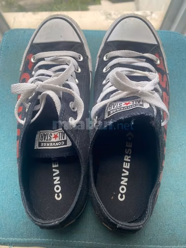 Giày thể thao Converse Vải Đen, đỏ, trắng