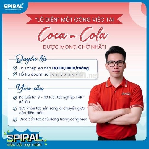 [ VĨNH TƯỜNG ] COCA-COLA TÌM SALE THỊ TRƯỜNG